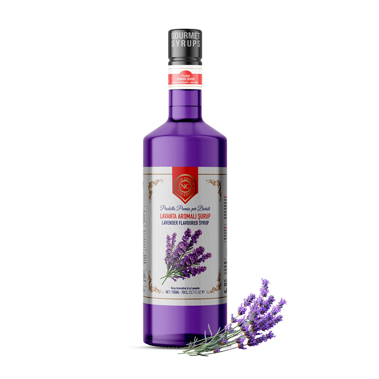 Nish Lavanta Aromalı Şurup 700 ML - Pet Şişe