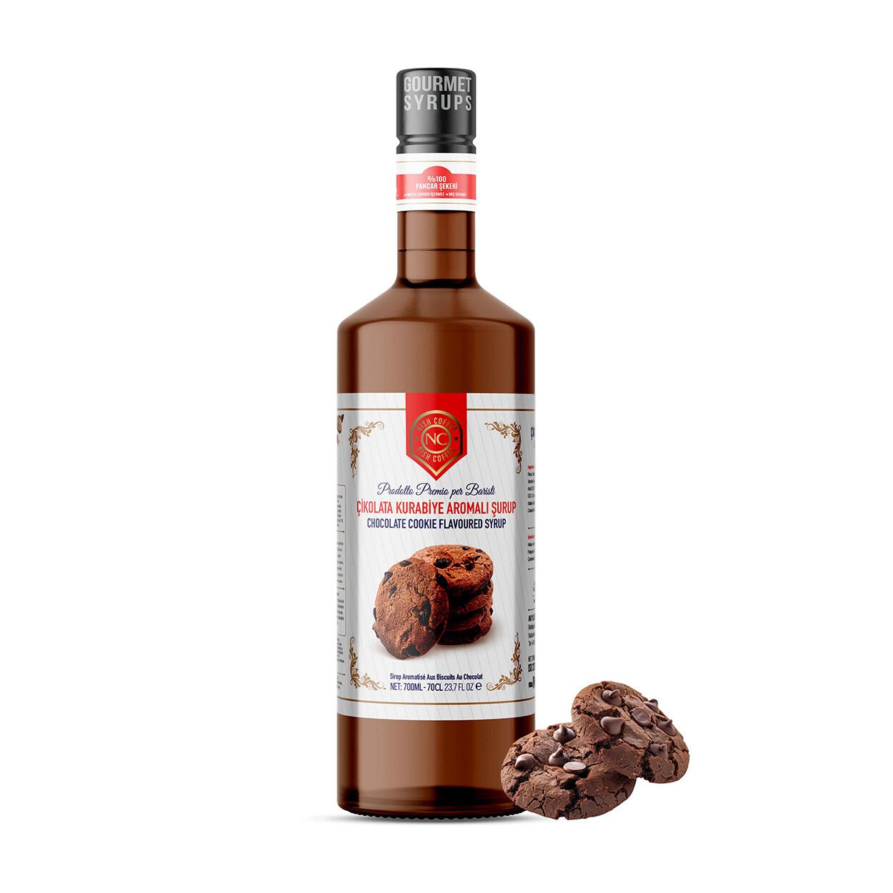 Nish Çikolatalı Kurabiye Aromalı Şurup 700 ML - Pet Şişe