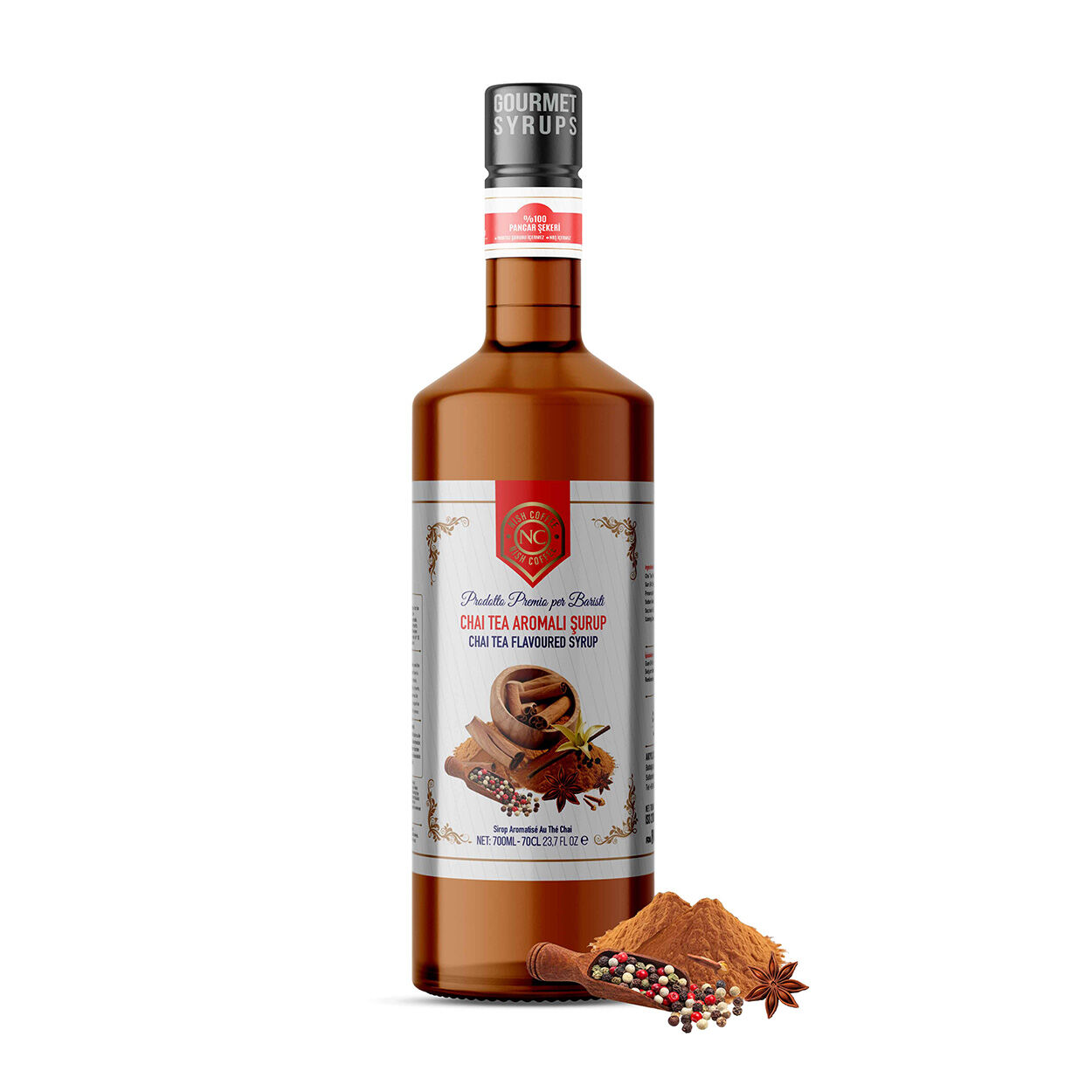 Nish Chai Tea Aromalı Şurup 700ML - Pet Şişe