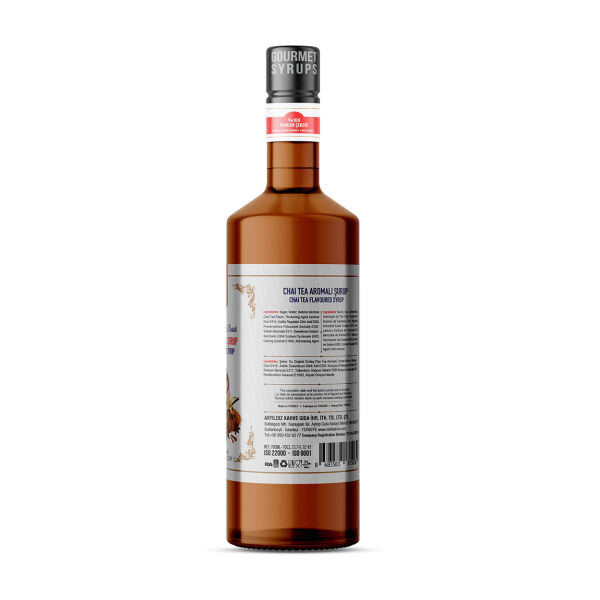 Nish Chai Tea Aromalı Şurup 700ML - Pet Şişe