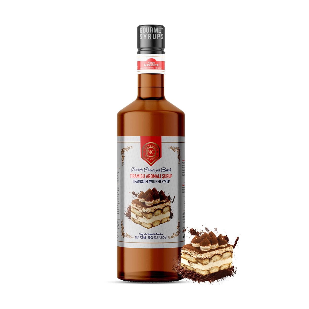 Nish Tiramisu Aromalı Şurup 700 ML - Pet Şişe