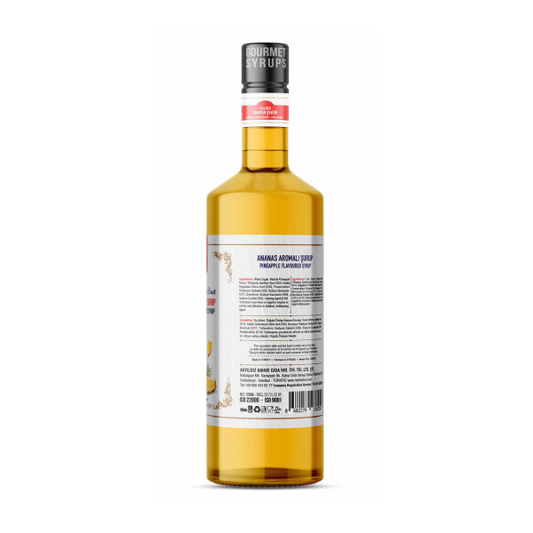 Nish Ananas Aromalı Şurup 700 ML - Pet Şişe