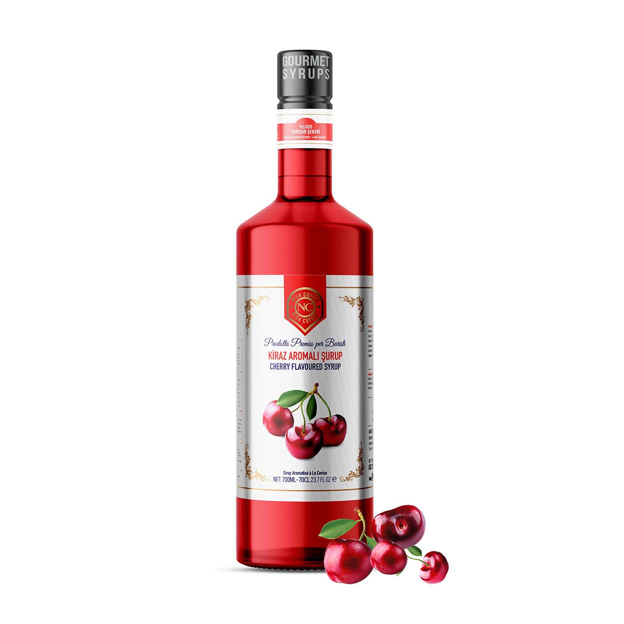 Nish Kiraz Aromalı Şurup 700ML - Pet Şişe