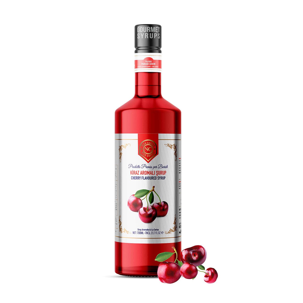 Nish Kiraz Aromalı Şurup 700ML - Pet Şişe