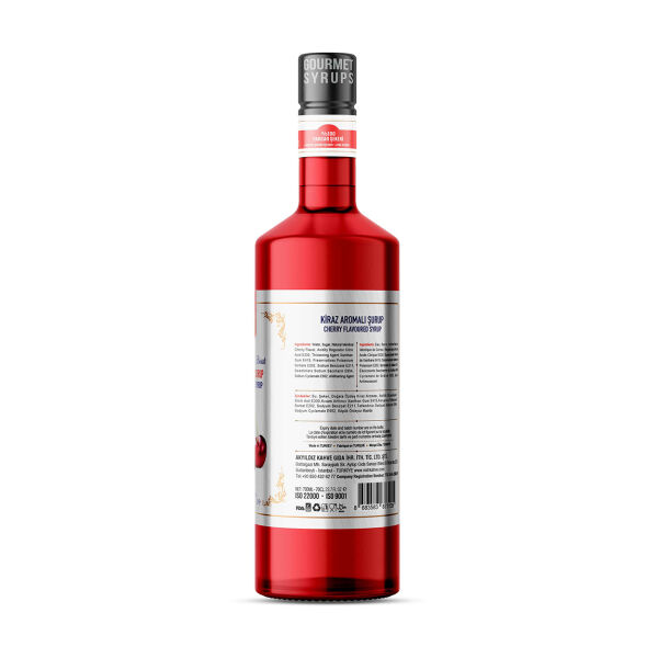 Nish Kiraz Aromalı Şurup 700ML - Pet Şişe