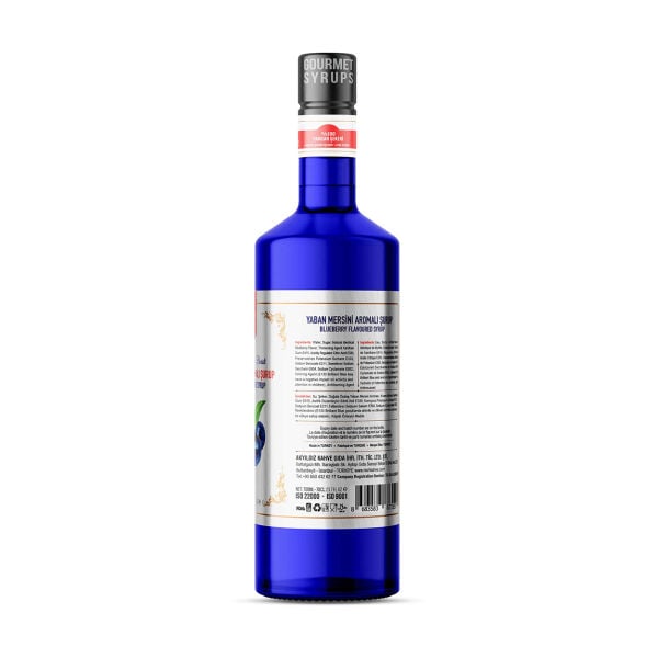 Nish Yaban Mersini (Blueberry) Aromalı Şurup 700 ML - Pet Şişe