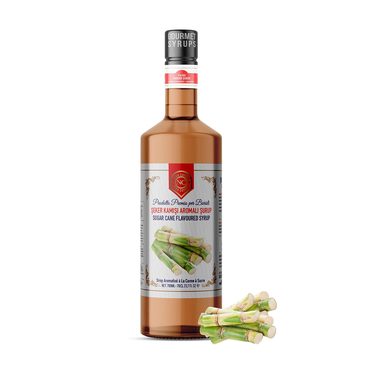 Nish Şeker Kamışı Aromalı Şurup 700 ML - Pet Şişe