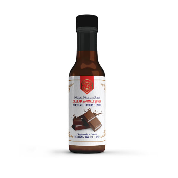 Nish Karamel, Vanilya, Çikolata, Beyaz Çikolata Aromalı Şurup 4'lü Set (4x250 ML) - Pet Şişe