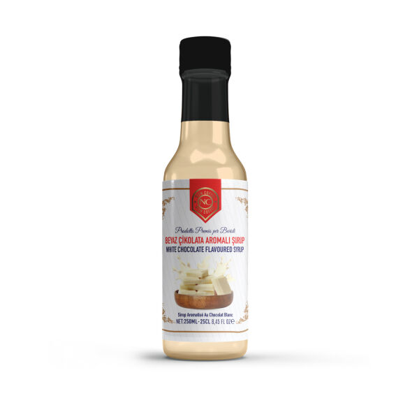 Nish Karamel, Vanilya, Çikolata, Beyaz Çikolata Aromalı Şurup 4'lü Set (4x250 ML) - Pet Şişe