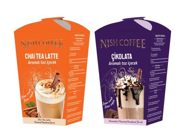 Nish Chai Tea Latte, Çikolata Aromalı Toz İçecek 2'li Set 2x250 Gr