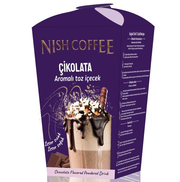 Nish Chai Tea Latte, Çikolata Aromalı Toz İçecek 2'li Set 2x250 Gr