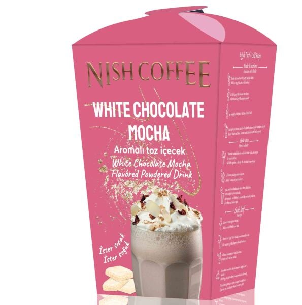 Nish Frappe, White Chocolate Mocha Aromalı Toz İçecek 2’li Set 2x250 Gr