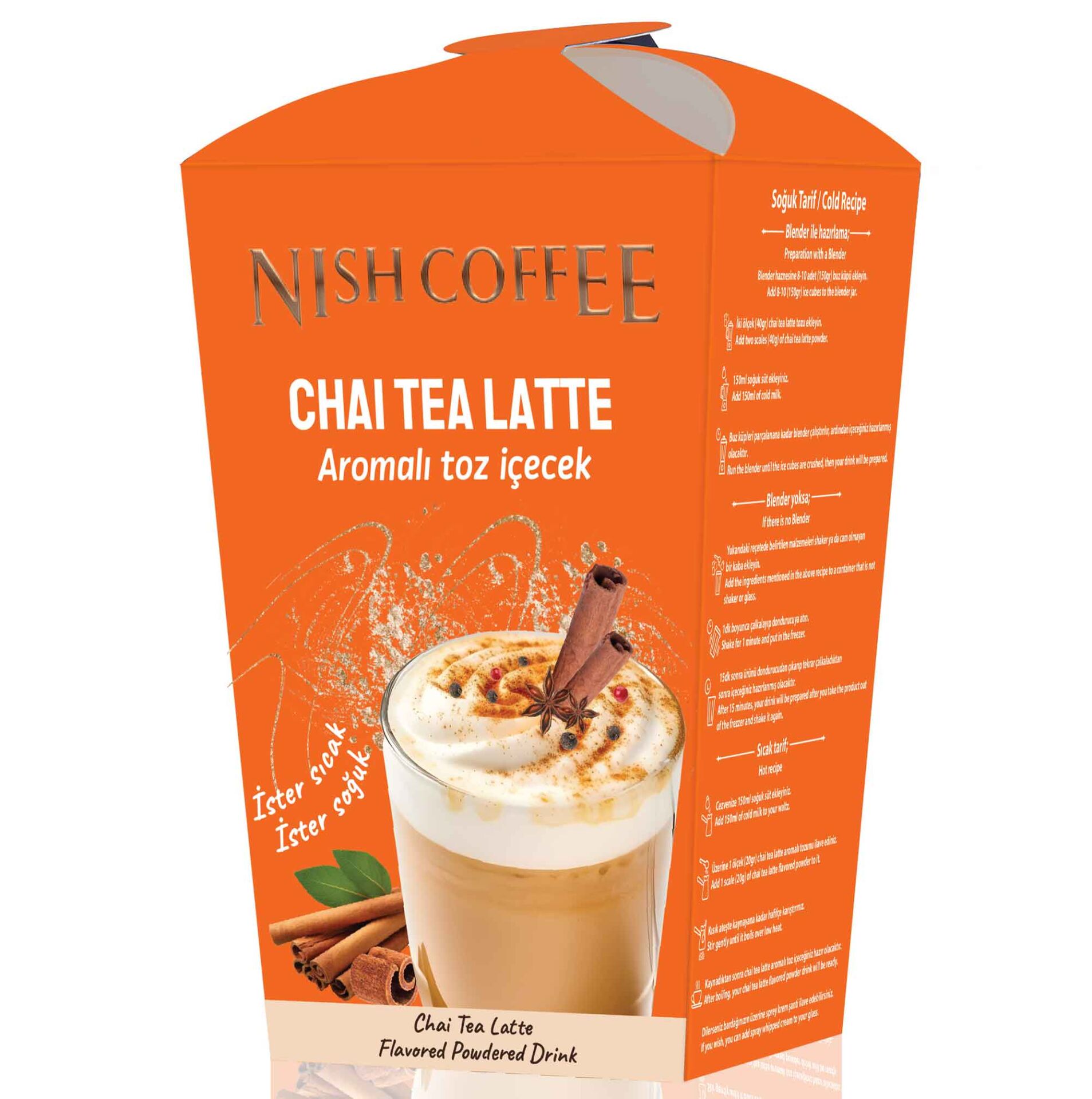 Nish Chai Tea Latte Aromalı Toz İçecek 250 Gr