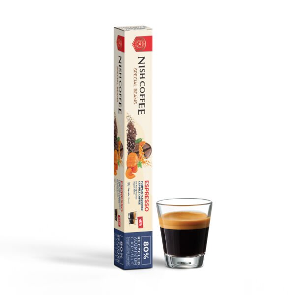 Nish Coffee Bal Kabağı Aromalı Kapsül Kahve - 10 Adet
