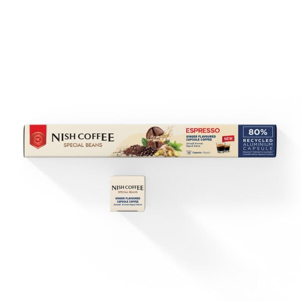 Nish Coffee Zencefil Aromalı Kapsül Kahve - 10 Adet