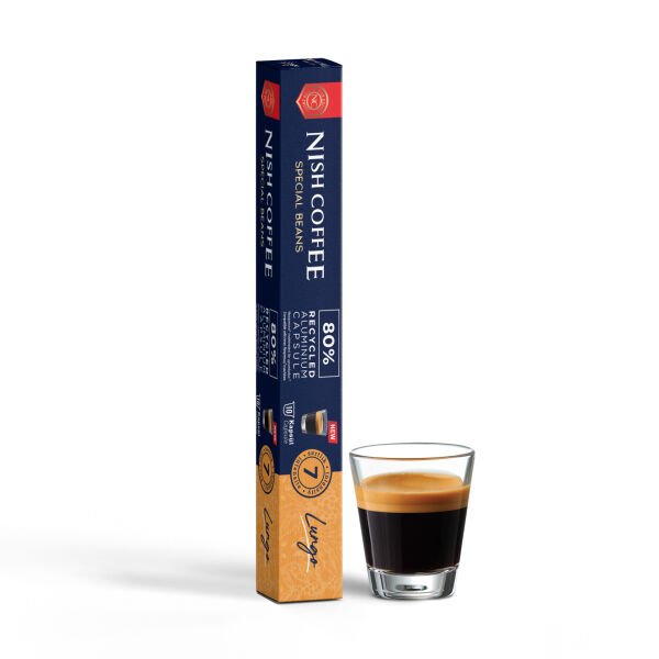 Nish Coffee Kapsül Kahve 6 Lungo (Nespresso Uyumlu)-10 Adet