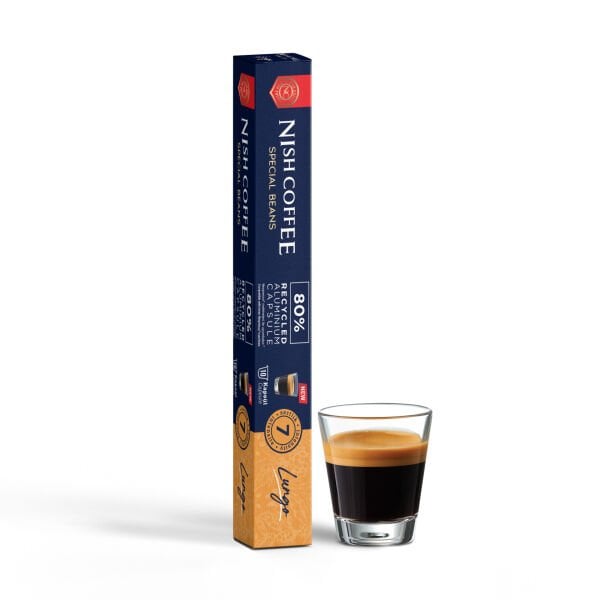 Nish Coffee Kapsül Kahve 6 Lungo (Nespresso Uyumlu)-10 Adet