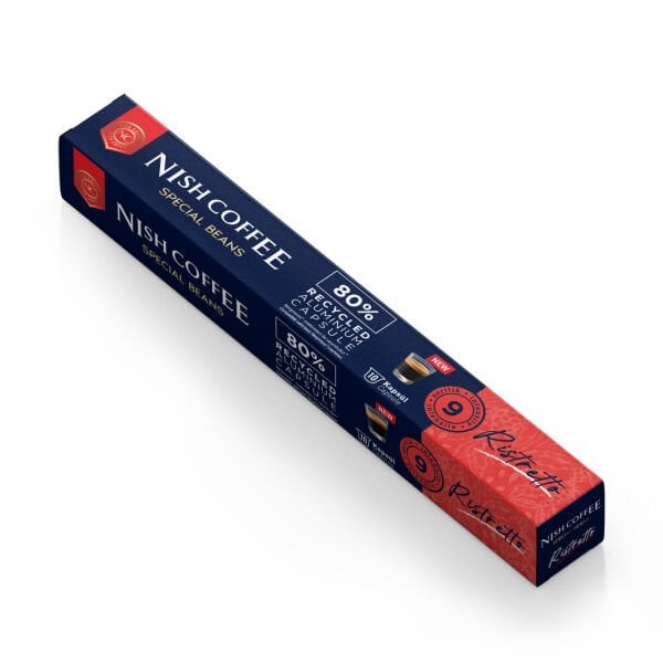 Nish Coffee Kapsül Kahve 10 Ristretto (Nespresso Uyumlu)-10 Adet