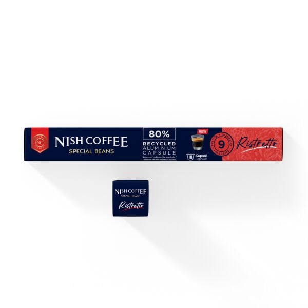 Nish Coffee Kapsül Kahve 10 Ristretto (Nespresso Uyumlu)-10 Adet