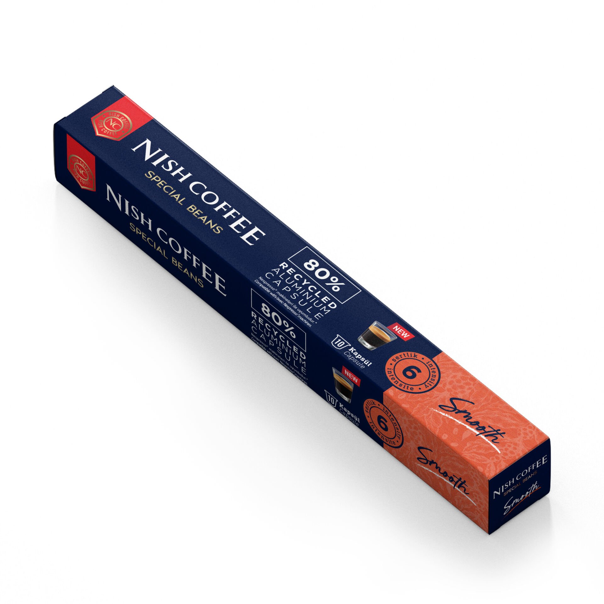 Nish Coffee Kapsül Kahve 4 Smooth (Nespresso Uyumlu)-10 Adet