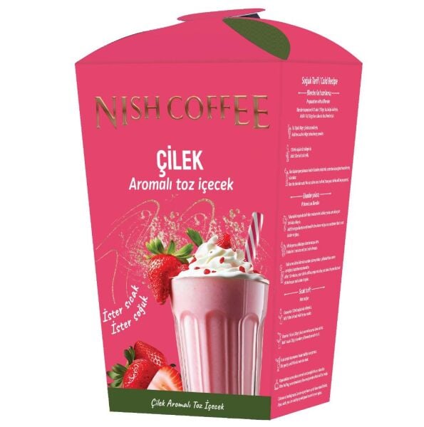 Nish Çilek Aromalı Toz İçecek 250 Gr