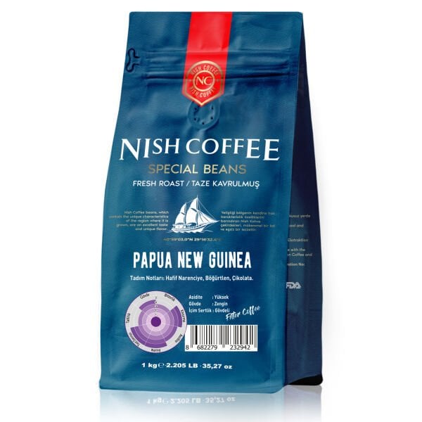 Nish Filtre Kahve Papua Yeni Gine 1 Kg