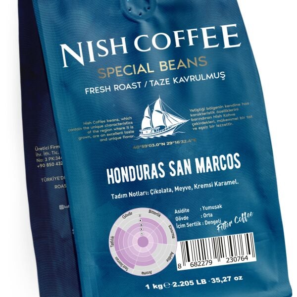 Nish Filtre Kahve Honduras San Marcos 1 Kg