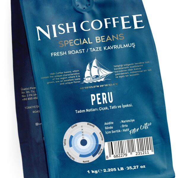 Nish Filtre Kahve Peru Ecoforest 1 Kg