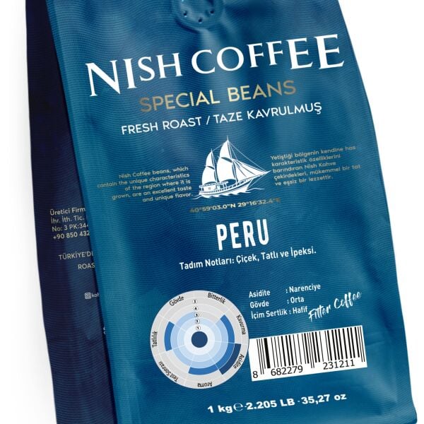 Nish Filtre Kahve Peru Ecoforest 1 Kg
