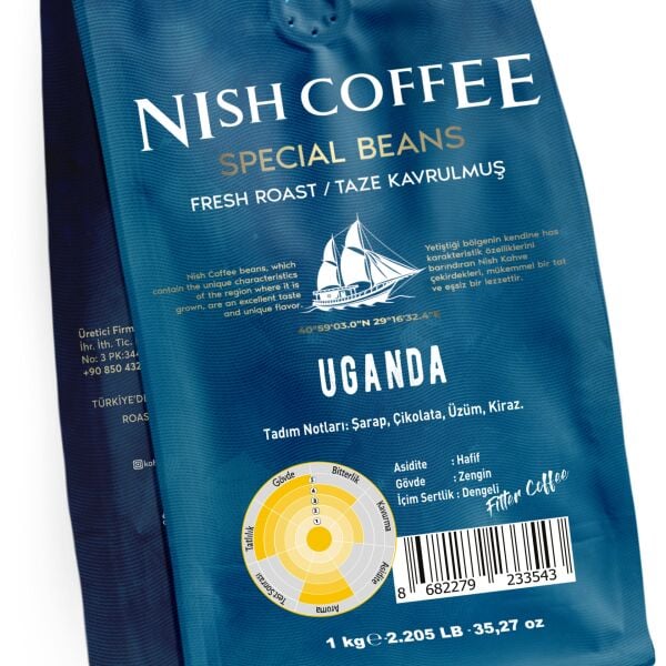 Nish Filtre Kahve Uganda Bugisu 1 Kg