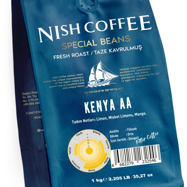 Nish Filtre Kahve Kenya AA 1 Kg