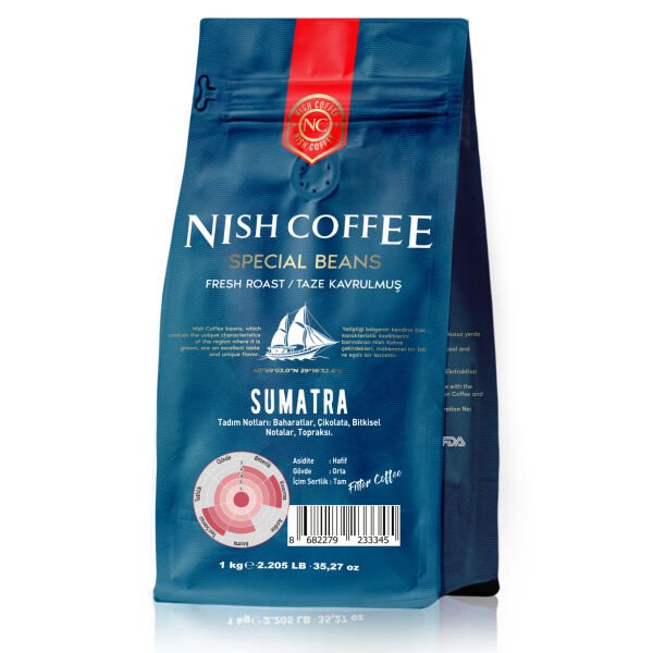 Nish Filtre Kahve Sumatra 1 Kg
